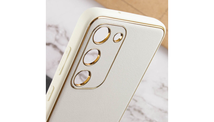 Шкіряний чохол Xshield для Samsung Galaxy S23+ Білий / White - фото