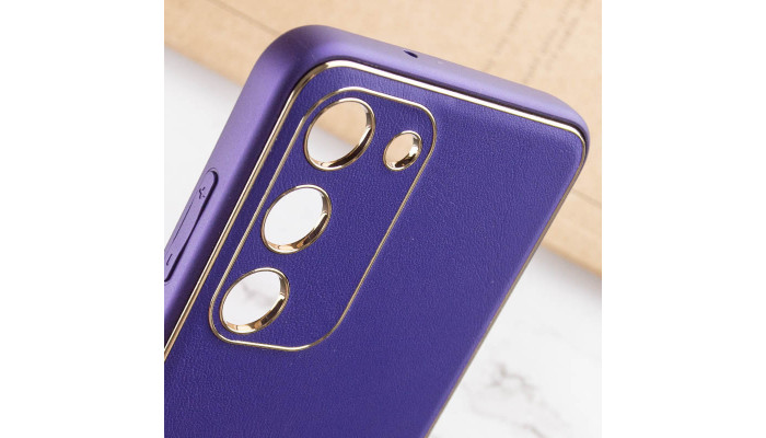 Кожаный чехол Xshield для Samsung Galaxy S23+ Фиолетовый / Ultra Violet - фото