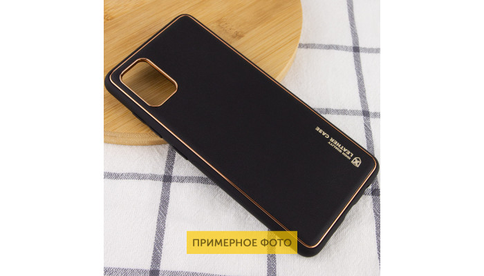 Кожаный чехол Xshield для Samsung Galaxy S23+ Черный / Black - фото