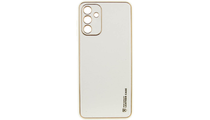 Кожаный чехол Xshield для Samsung Galaxy A14 4G/5G Белый / White - фото