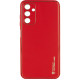 Кожаный чехол Xshield для Samsung Galaxy A14 4G/5G Красный / Red - фото