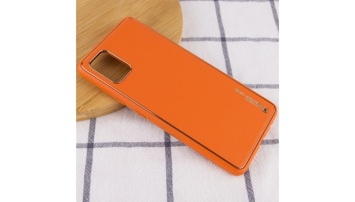 Шкіряний чохол Xshield для Xiaomi Redmi Note 12 Pro 4G Помаранчевий / Apricot - фото