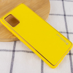 Шкіряний чохол Xshield для Samsung Galaxy S23 FE Жовтий / Yellow