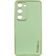 Шкіряний чохол Xshield для Samsung Galaxy S23 FE Зелений / Pistachio - фото
