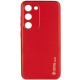 Шкіряний чохол Xshield для Samsung Galaxy S23 FE Червоний / Red - фото