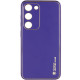 Кожаный чехол Xshield для Samsung Galaxy S23 FE Фиолетовый / Ultra Violet - фото