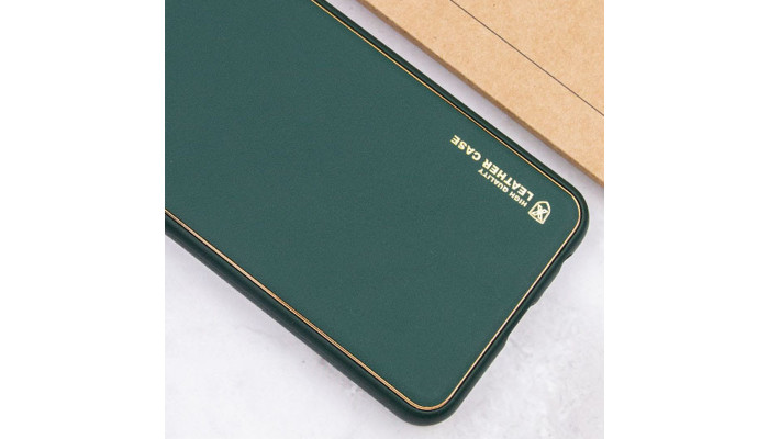 Кожаный чехол Xshield для Samsung Galaxy A05 Зеленый / Army green - фото