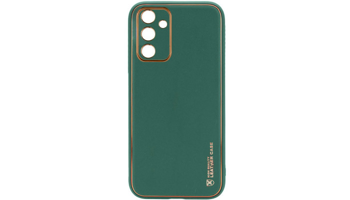 Шкіряний чохол Xshield для Samsung Galaxy A05s Зелений / Army green - фото