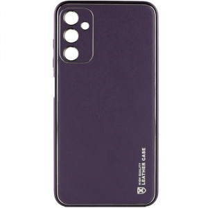 Кожаный чехол Xshield для Samsung Galaxy A05s Фиолетовый / Dark Purple