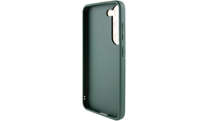 Кожаный чехол Xshield для Samsung Galaxy S24+ Зеленый / Army Green - фото