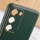 Кожаный чехол Xshield для Samsung Galaxy S24+ Зеленый / Army Green - фото