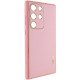 Шкіряний чохол Xshield для Samsung Galaxy S24 Ultra Рожевий / Pink - фото