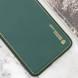 Шкіряний чохол Xshield для Xiaomi Redmi 13C / Poco C65 Зелений / Army green