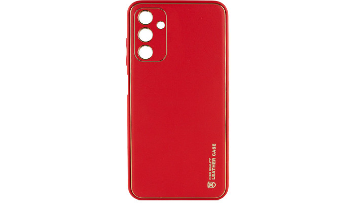 Кожаный чехол Xshield для Samsung Galaxy A15 4G/5G / M15 5G Красный / Red - фото