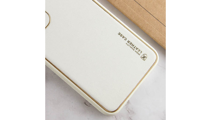 Шкіряний чохол Xshield для Xiaomi 14 Білий / White - фото