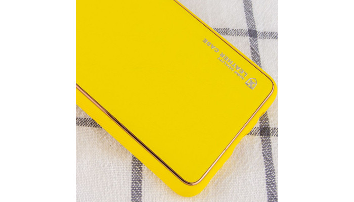 Шкіряний чохол Xshield для Xiaomi 14 Жовтий / Yellow - фото