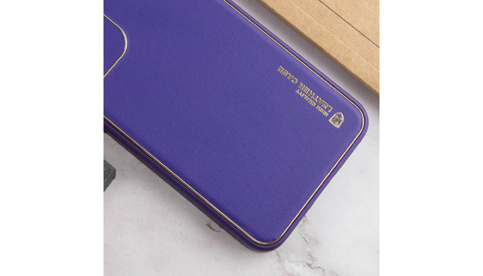 Шкіряний чохол Xshield для Xiaomi 14 Фіолетовий / Ultra Violet - фото