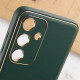 Шкіряний чохол Xshield для Samsung Galaxy A35 Зелений / Army green - фото