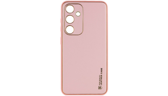 Шкіряний чохол Xshield для Samsung Galaxy A35 Рожевий / Pink - фото