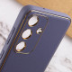 Кожаный чехол Xshield для Samsung Galaxy A35 Серый / Lavender Gray - фото