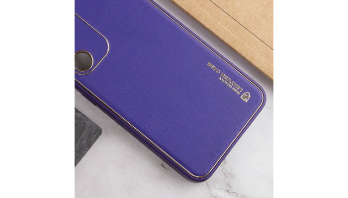 Шкіряний чохол Xshield для Samsung Galaxy A35 Фіолетовий / Ultra Violet - фото
