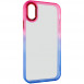 Чохол TPU+PC Fresh sip series для Apple iPhone XS Max (6.5") Синій / Рожевий