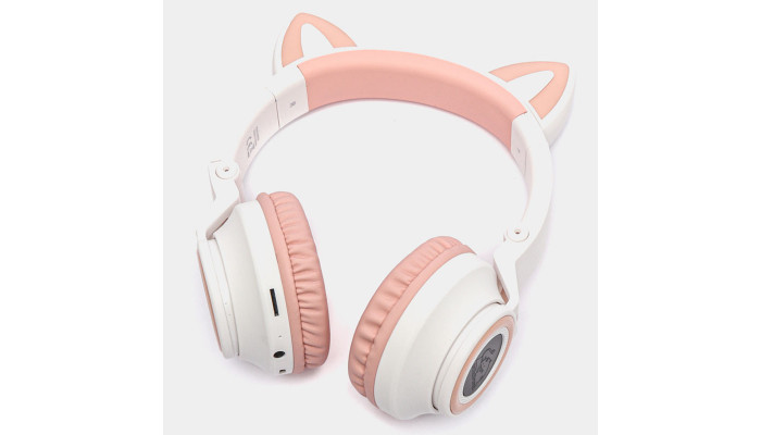Накладные беспроводные наушники BOROFONE BO18 Cat ear Белый - фото