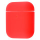 Силіконовий футляр для навушників Airpods 1/2 Ultra Slim Червоний / Red - фото