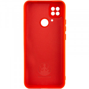 Чехол Silicone Cover Lakshmi Full Camera (A) для Xiaomi Poco C40 Красный / Red