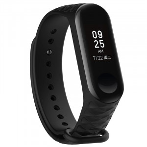 Ремешок Rhomb для Xiaomi Mi Band 5 / 6 Черный