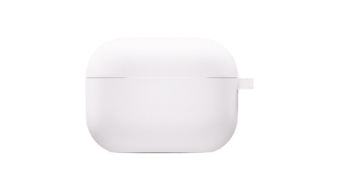 Силіконовий футляр з мікрофіброю для навушників Airpods 3 Білий / White - фото
