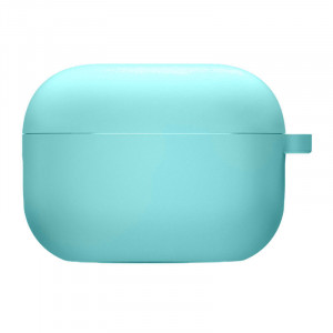 Силиконовый футляр с микрофиброй для наушников Airpods 3 Бирюзовый / Marine Green