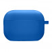 Силіконовий футляр з мікрофіброю для навушників Airpods 3 Синій / Royal blue