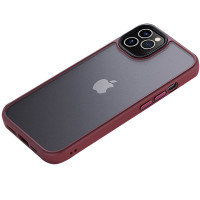 TPU+PC чехол Metal Buttons для Apple iPhone 12 Pro / 12 (6.1