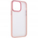 TPU+PC чохол Metal Buttons для Apple iPhone 13 Pro (6.1") Рожевий