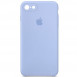 Чехол Silicone Case Square Full Camera Protective (AA) для Apple iPhone 7 / 8 / SE (2020) (4.7") Голубой / Lilac Blue