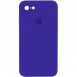Чохол Silicone Case Square Full Camera Protective (AA) для Apple iPhone 7 / 8 / SE (2020) (4.7") Фіолетовий / Ultra Violet