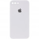 Чехол Silicone Case Square Full Camera Protective (AA) для Apple iPhone 7 plus / 8 plus (5.5") Белый / White