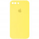 Чехол Silicone Case Square Full Camera Protective (AA) для Apple iPhone 7 plus / 8 plus (5.5") Желтый / Yellow