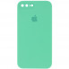 Чохол Silicone Case Square Full Camera Protective (AA) для Apple iPhone 7 plus / 8 plus (5.5") Зелений / Spearmint