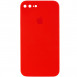 Чехол Silicone Case Square Full Camera Protective (AA) для Apple iPhone 7 plus / 8 plus (5.5") Красный / Red