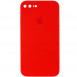 Чехол Silicone Case Square Full Camera Protective (AA) для Apple iPhone 7 plus / 8 plus (5.5") Красный / Red