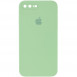 Чехол Silicone Case Square Full Camera Protective (AA) для Apple iPhone 7 plus / 8 plus (5.5") Мятный / Mint