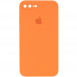Чохол Silicone Case Square Full Camera Protective (AA) для Apple iPhone 7 plus / 8 plus (5.5") Помаранчевий / Papaya