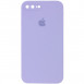 Чохол Silicone Case Square Full Camera Protective (AA) для Apple iPhone 7 plus / 8 plus (5.5") Бузковий / Dasheen
