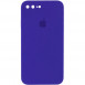 Чехол Silicone Case Square Full Camera Protective (AA) для Apple iPhone 7 plus / 8 plus (5.5") Фиолетовый / Ultra Violet