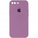 Чохол Silicone Case Square Full Camera Protective (AA) для Apple iPhone 7 plus / 8 plus (5.5") Ліловий / Lilac Pride