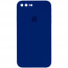 Чехол Silicone Case Square Full Camera Protective (AA) для Apple iPhone 7 plus / 8 plus (5.5") Синий / Deep navy