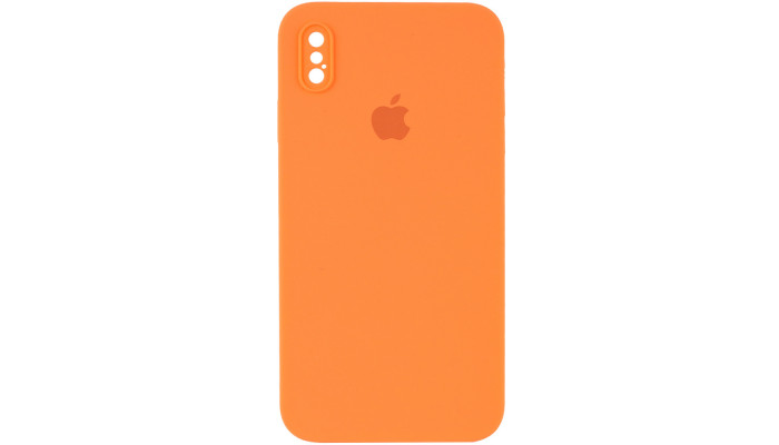 Чехол Silicone Case Square Full Camera Protective (AA) для Apple iPhone XS / X (5.8