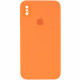 Чехол Silicone Case Square Full Camera Protective (AA) для Apple iPhone XS / X (5.8